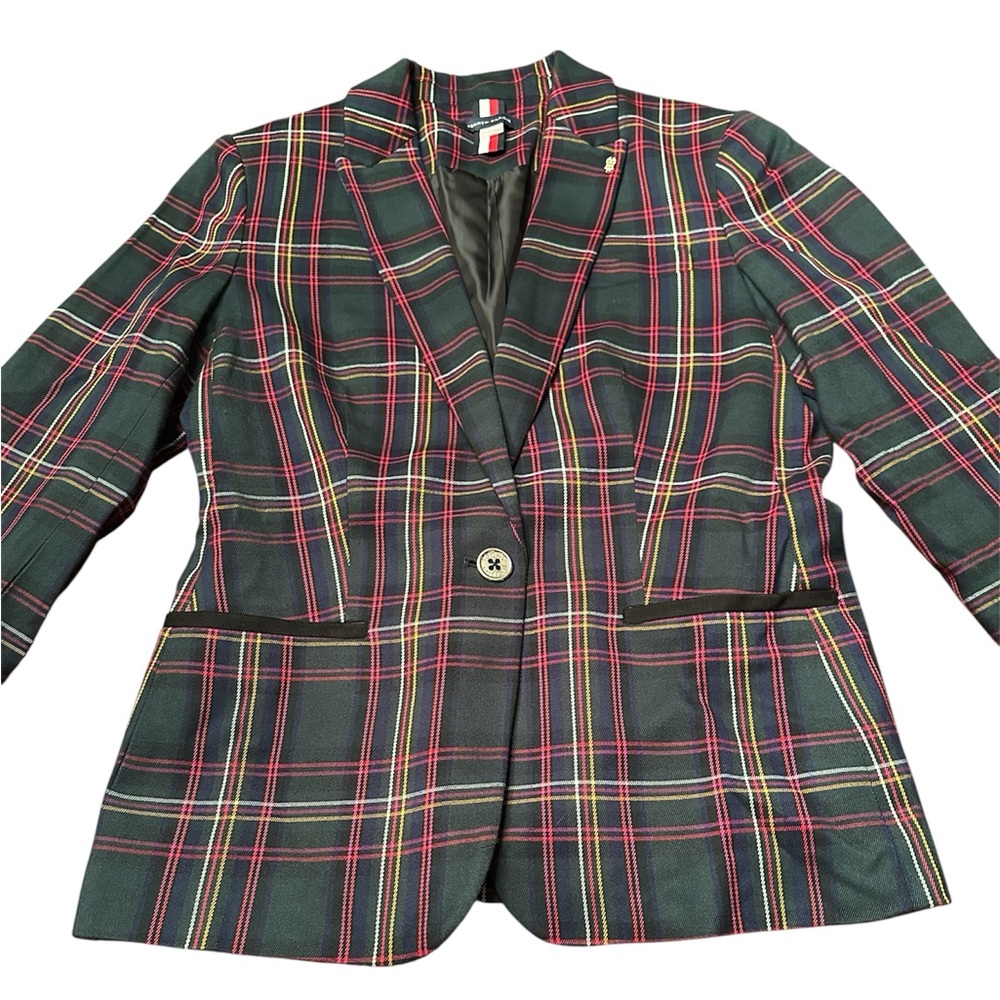 Tommy Hilfiger Plaid Blazer